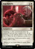 Four Knocks (Surge Foil) (WHO-625) - Doctor Who Foil