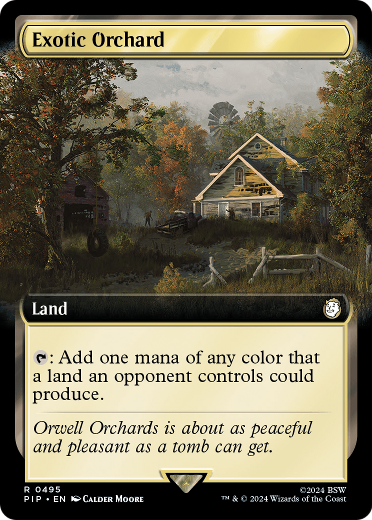 Exotic Orchard (Extended Art) (PIP-495) - Fallout: (Extended Art) Foil