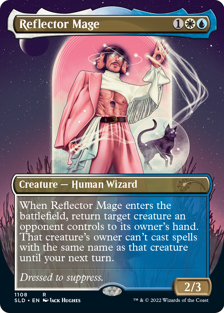 Reflector Mage (Borderless) (SLD-1108) - Secret Lair Drop Foil