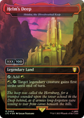 Helm's Deep - Shinka, the Bloodsoaked Keep (Serial Numbered) (LTC-404) - Tales of Middle-earth Commander / Helm's Deep (Borderless) Foil