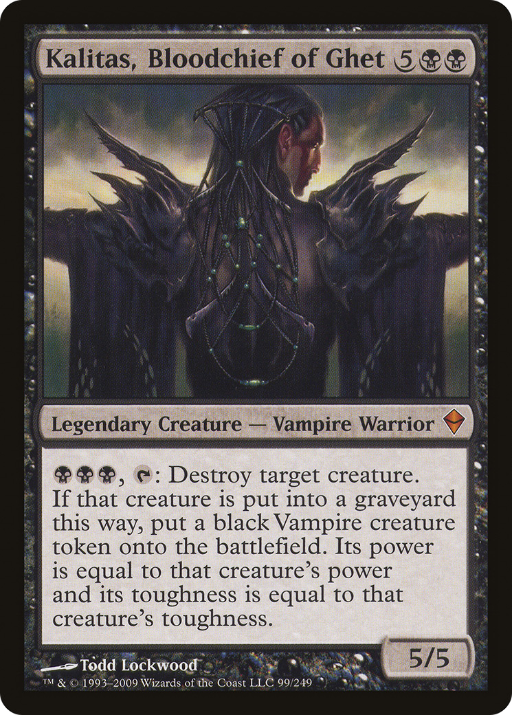 Kalitas, Bloodchief of Ghet (ZEN-099) - Zendikar Foil