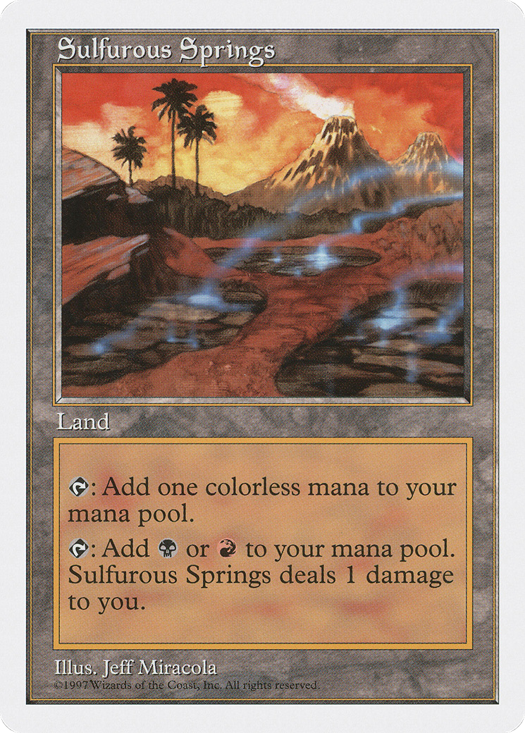 Sulfurous Springs (5ED-) - Fifth Edition
