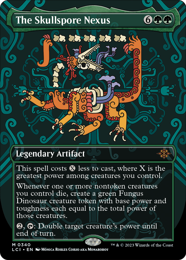 The Skullspore Nexus (Borderless) (LCI-340) - The Lost Caverns of Ixalan