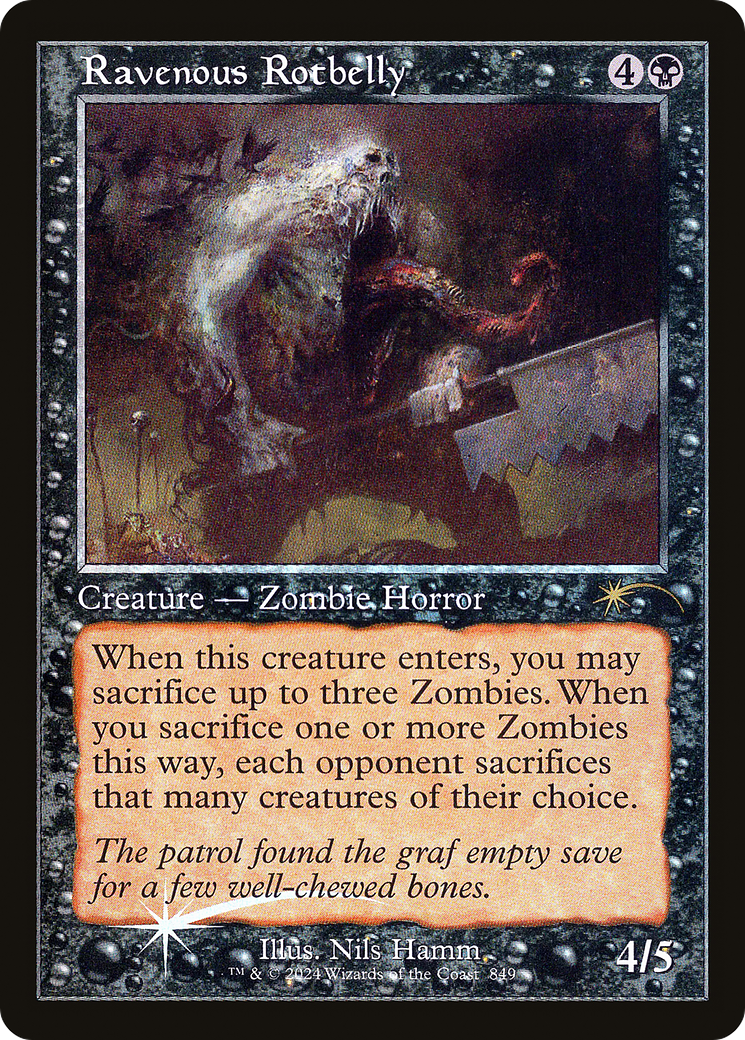 Ravenous Rotbelly (Retro Frame) (SLD-849) - Secret Lair Drop Foil