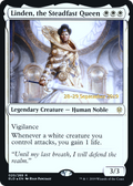 Linden, the Steadfast Queen (PRE-20S) - Throne of Eldraine Promos Foil