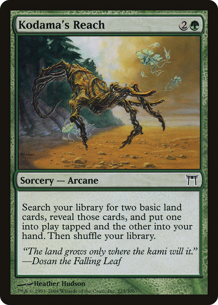 Kodama's Reach (CHK-225) - Champions of Kamigawa Foil