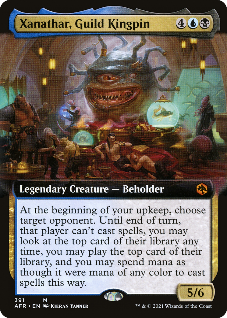 Xanathar, Guild Kingpin (Extended Art) (AFR-391) - Adventures in the Forgotten Realms: (Extended Art)