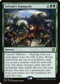 Selvala's Stampede (CN2-071) - Conspiracy: Take the Crown Foil