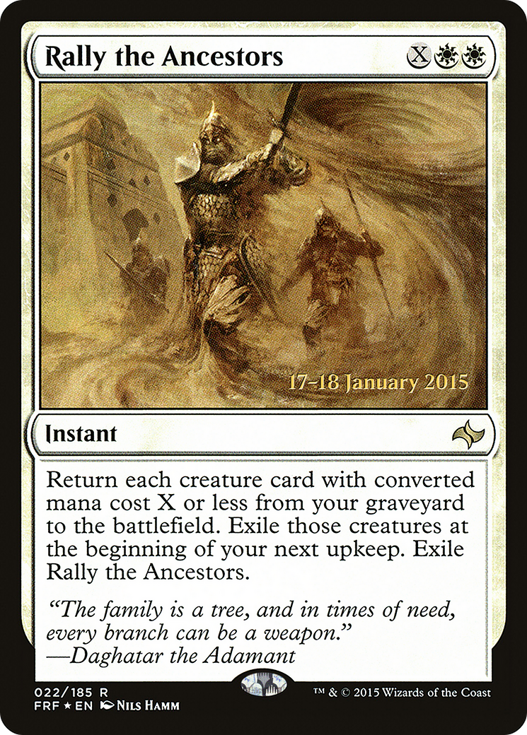 Rally the Ancestors (PRE-22S) - Fate Reforged Promos Foil