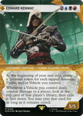 Edward Kenway (Showcase) (Textured Foil) (ACR-269) - Assassin's Creed: (Showcase) (Borderless) Foil