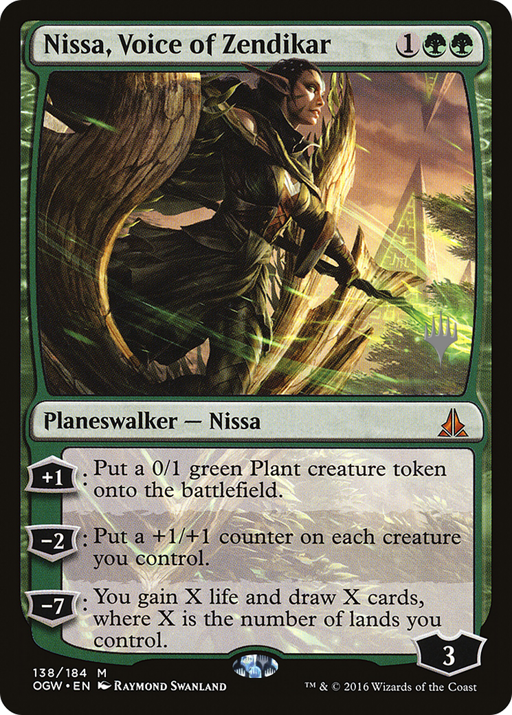 Nissa, Voice of Zendikar (PPIKO-138) - Oath of the Gatewatch Promos Foil
