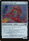 Draconian Gate-Bot (Galaxy Foil) (UNF-474) - Unfinity Foil