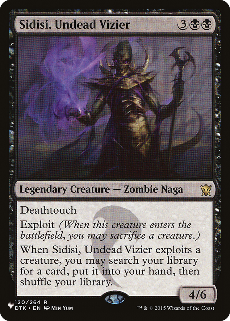 Sidisi, Undead Vizier (LIST-120/264) - The List