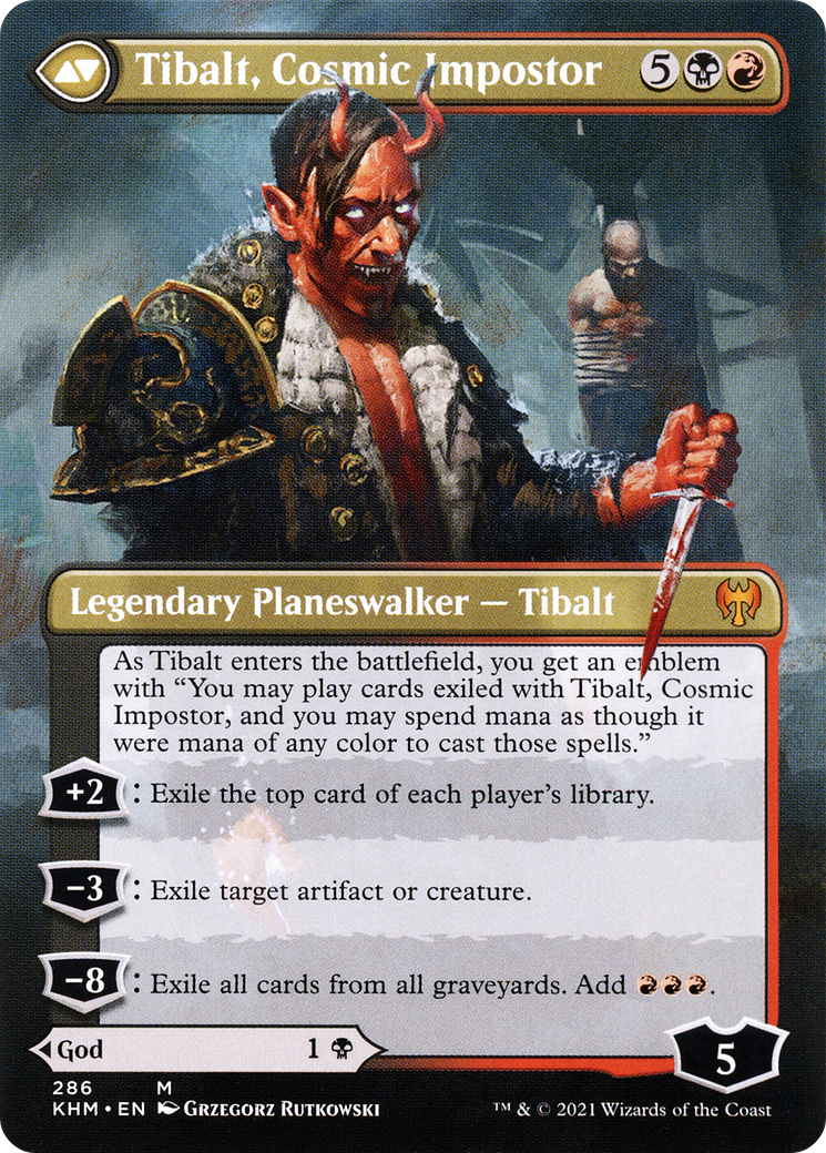 Valki, God of Lies (Borderless) (KHM-286) - Kaldheim