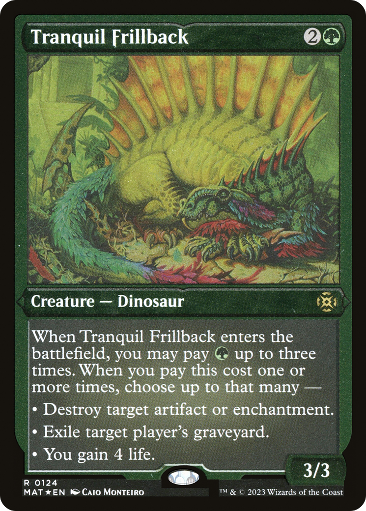 Tranquil Frillback (Foil Etched) (MAT-124) - March of the Machine: The Aftermath Foil