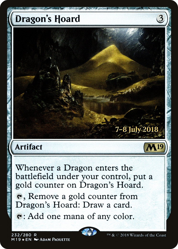 Dragon's Hoard (PRE-232S) - Core Set 2019 Promos Foil