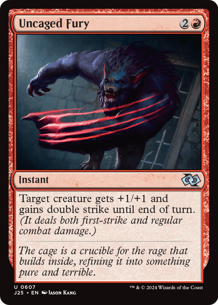 Uncaged Fury (J25-607) - Foundations Jumpstart