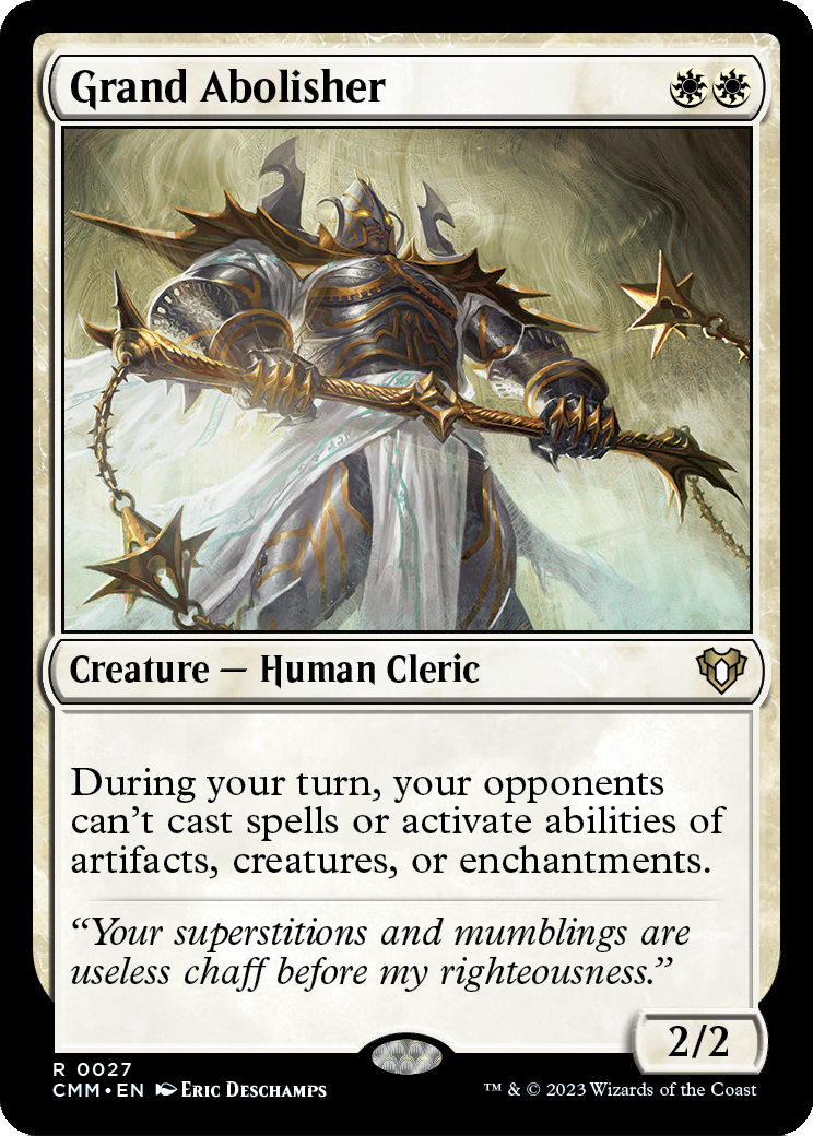 Grand Abolisher (CMM-027) - Commander Masters Foil