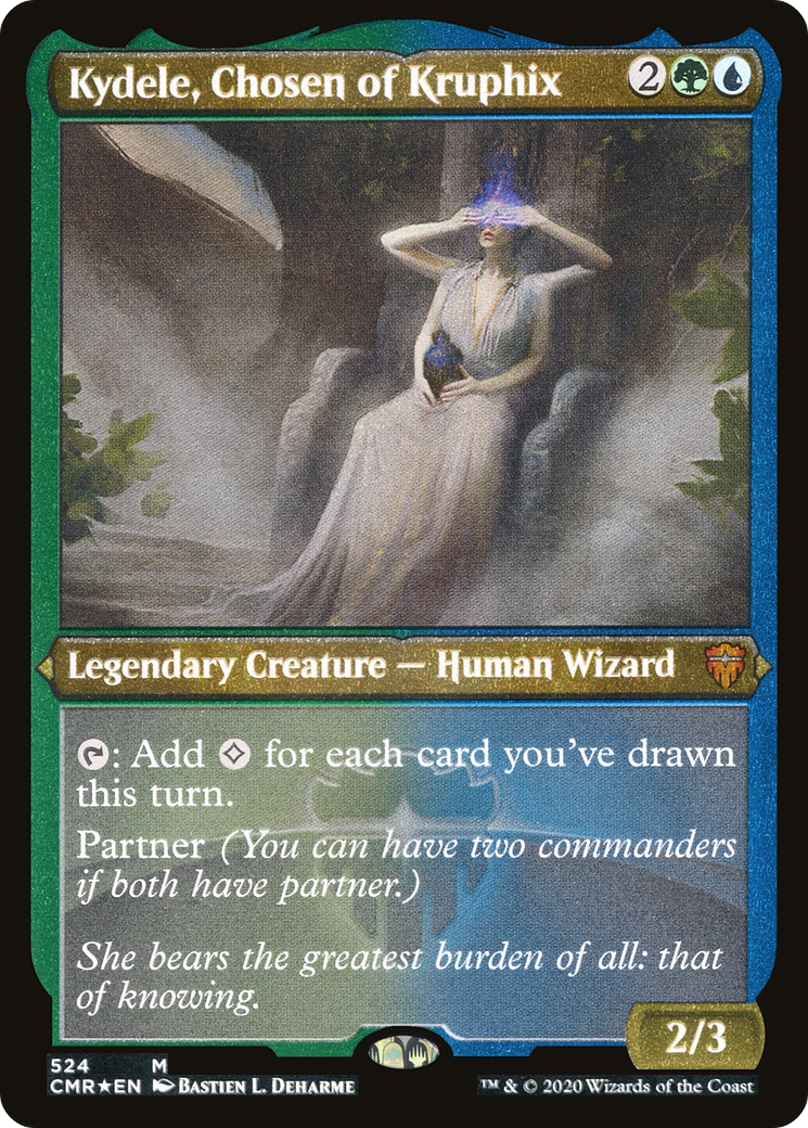 Kydele, Chosen of Kruphix (Foil Etched) (CMR-524) - Commander Legends Foil
