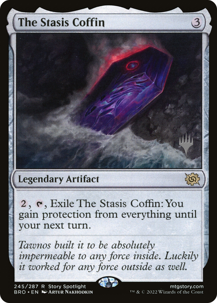 The Stasis Coffin (PPBRO-245) - The Brothers' War Promos Foil
