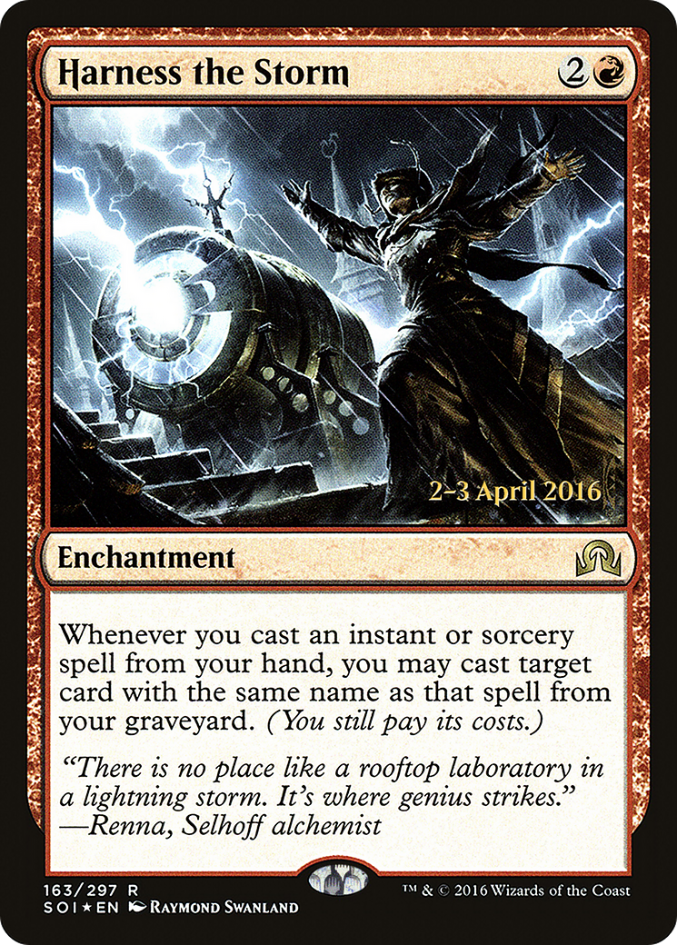 Harness the Storm (PRE-163S) - Shadows over Innistrad Promos Foil