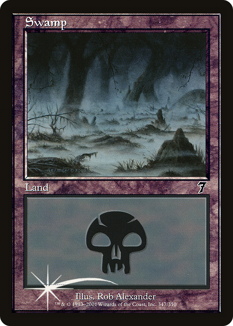 Swamp (7ED-347★) - 7th Edition Foil