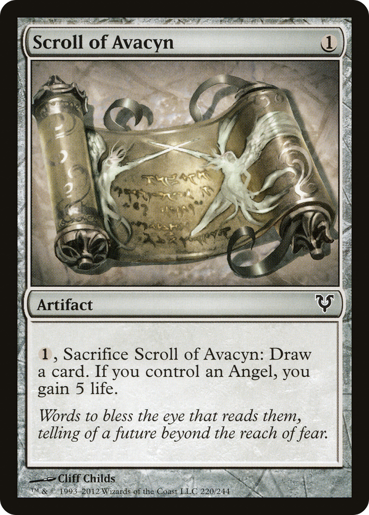 Scroll of Avacyn (AVR-220) - Avacyn Restored