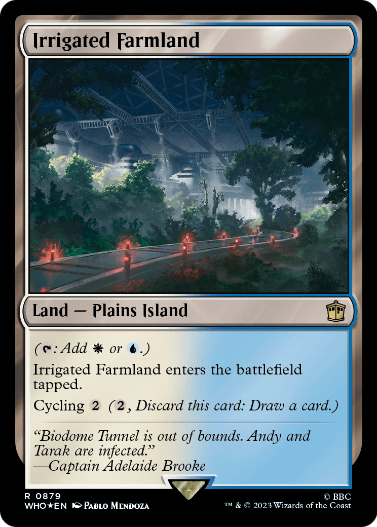 Irrigated Farmland (Surge Foil) (WHO-879) - Doctor Who Foil