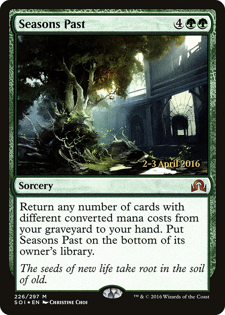 Seasons Past (PRE-226S) - Shadows over Innistrad Promos Foil