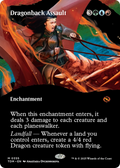 Dragonback Assault (Borderless) (TDM-355) - Tarkir: Dragonstorm: (Showcase, enchantment) Foil