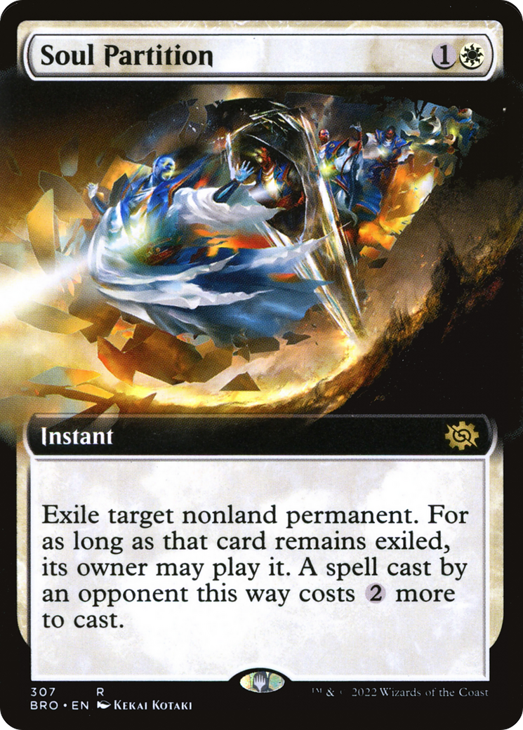 Soul Partition (Extended Art) (BRO-307) - The Brothers' War: (Extended Art) Foil