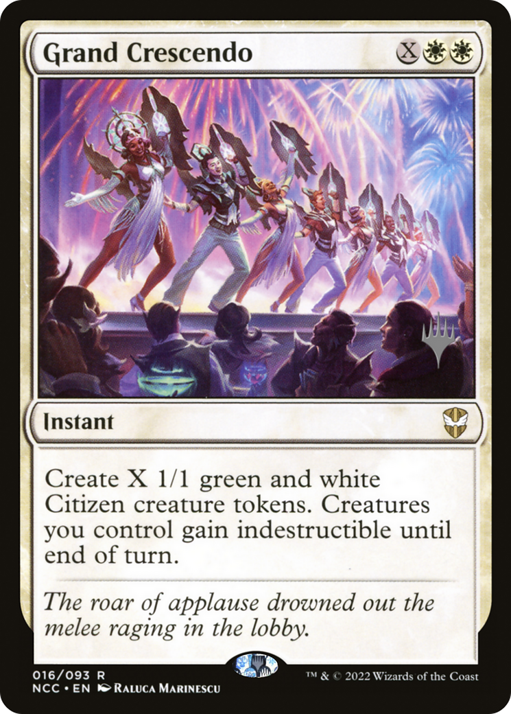 Grand Crescendo (PPSNC-016) - New Capenna Commander Promos Foil