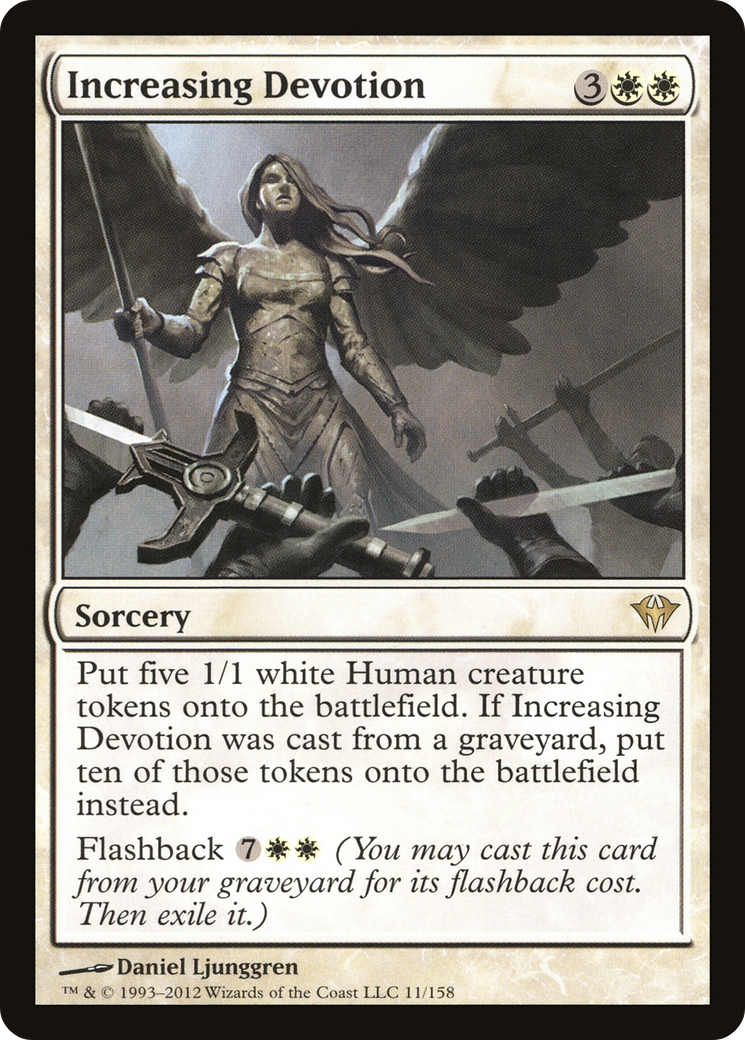 Increasing Devotion (DKA-011) - Dark Ascension