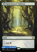 Barkchannel Pathway (Borderless) (KHM-290) - Kaldheim: (Showcase)