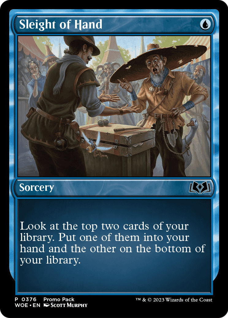 Sleight of Hand (PPWOE-376) - Wilds of Eldraine Foil