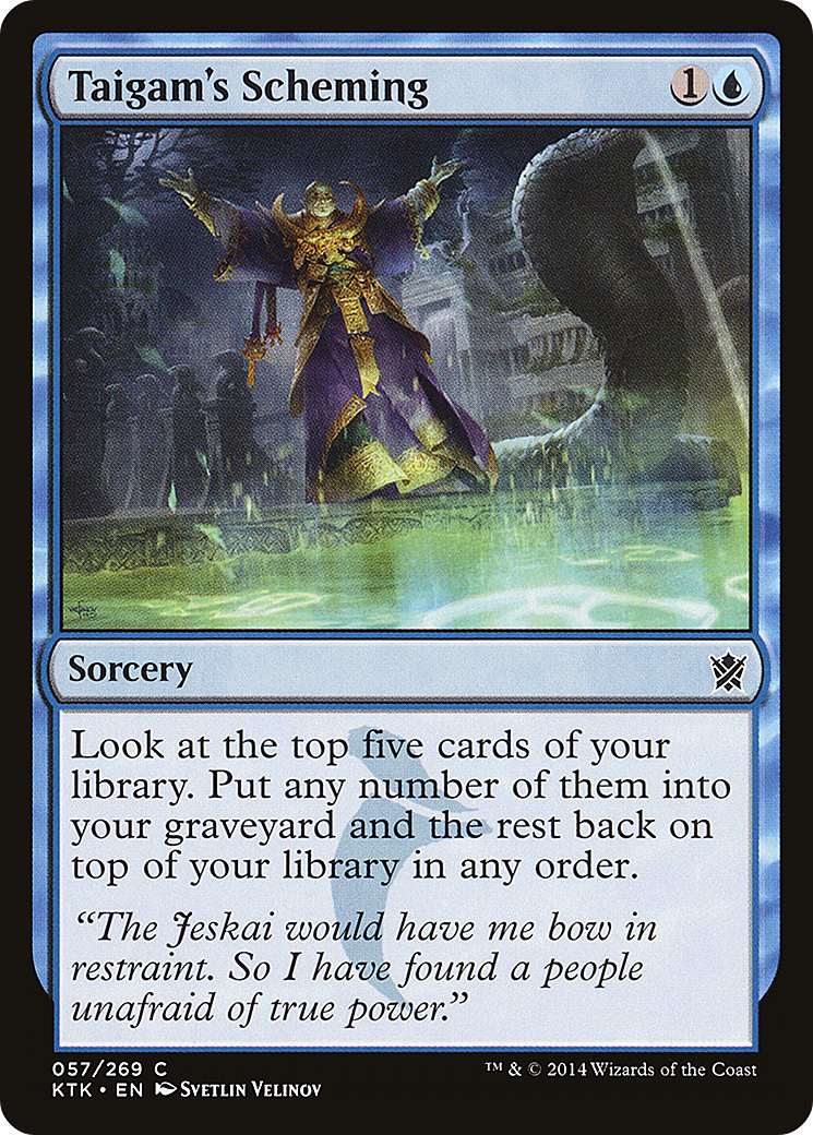 Taigam's Scheming (KTK-057) - Khans of Tarkir Foil