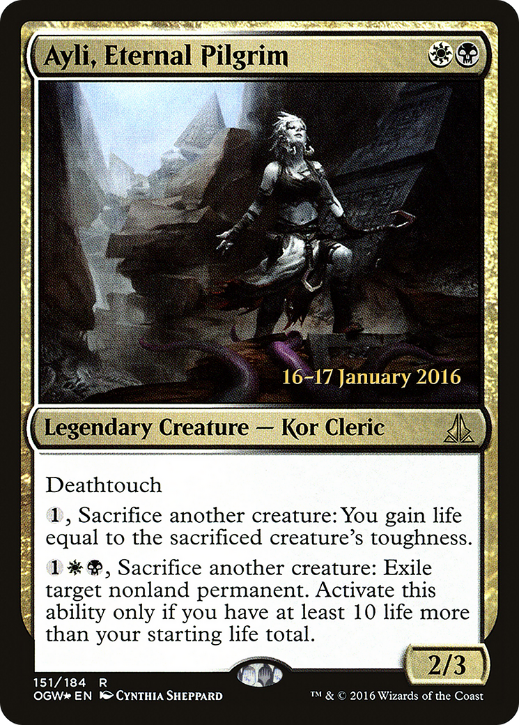 Ayli, Eternal Pilgrim (PRE-151S) - Oath of the Gatewatch Promos Foil