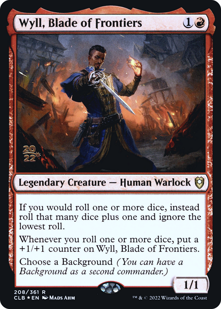 Wyll, Blade of Frontiers (PRE-208) - Battle for Baldur's Gate Promos Foil