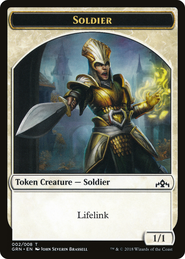 Soldier (002) // Goblin Token (GR1-2 // 4) - GRN Guild Kit Tokens