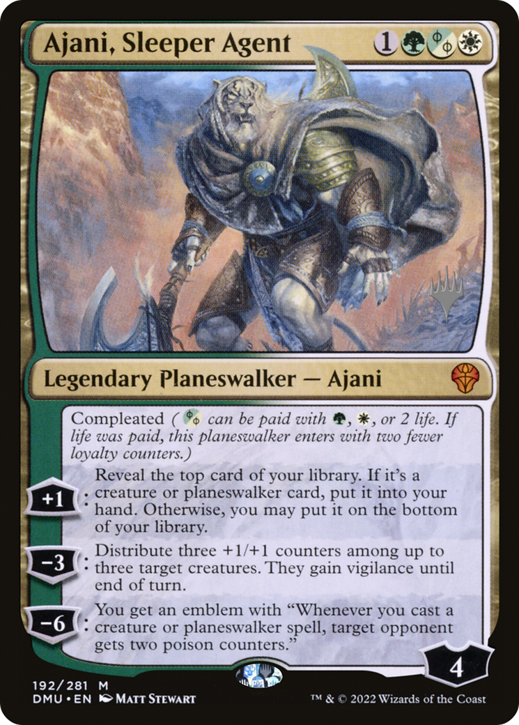 Ajani, Sleeper Agent (PPDMU-192) - Dominaria United Promos Foil