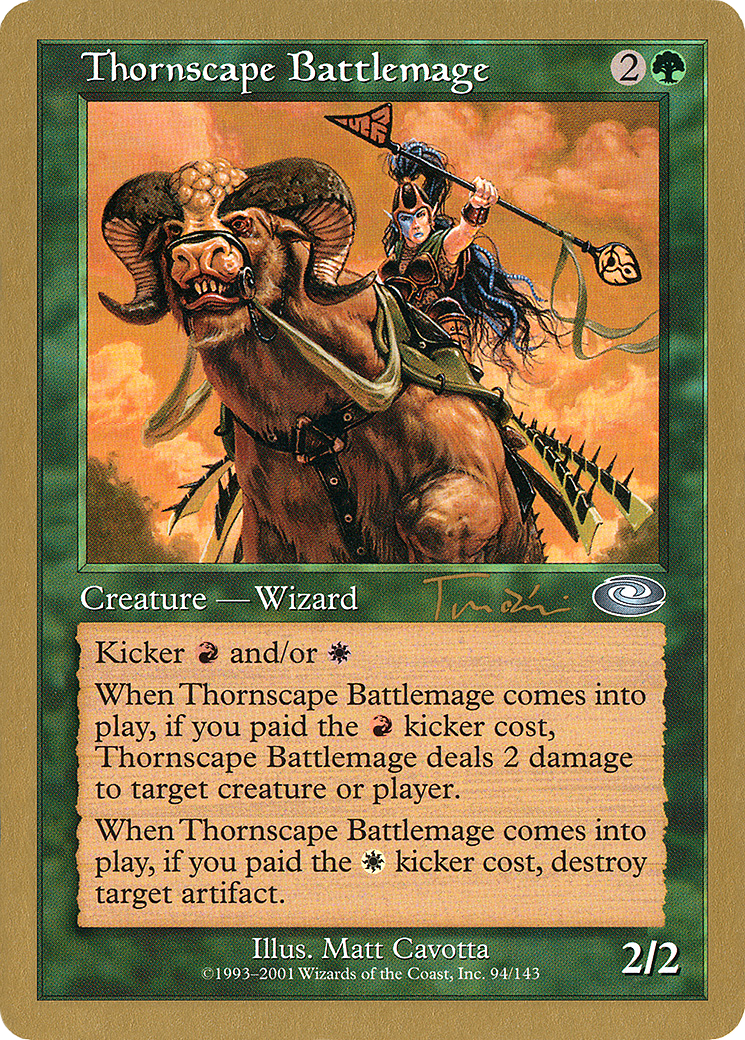 Thornscape Battlemage - 2001 Jan Tomcani (PLS) (WCD-) - World Championship Decks 2001