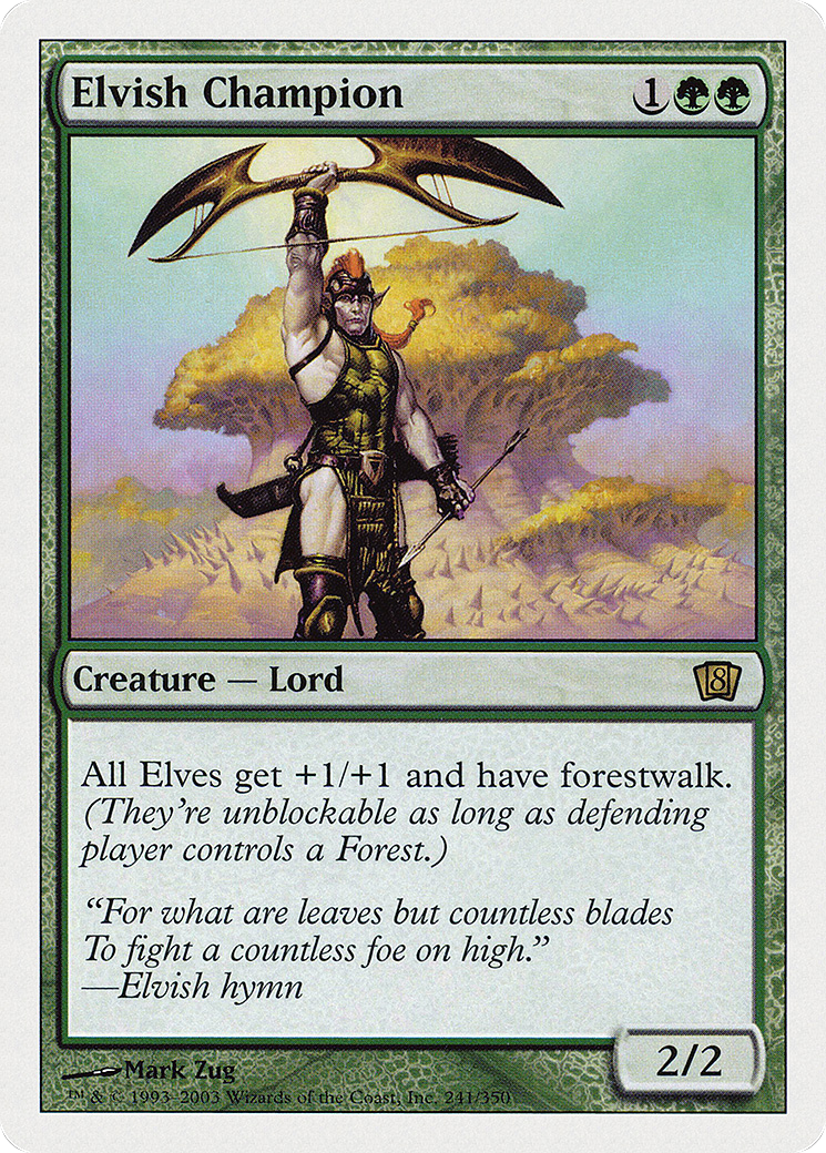 Elvish Champion (8ED-241) - 8th Edition Foil