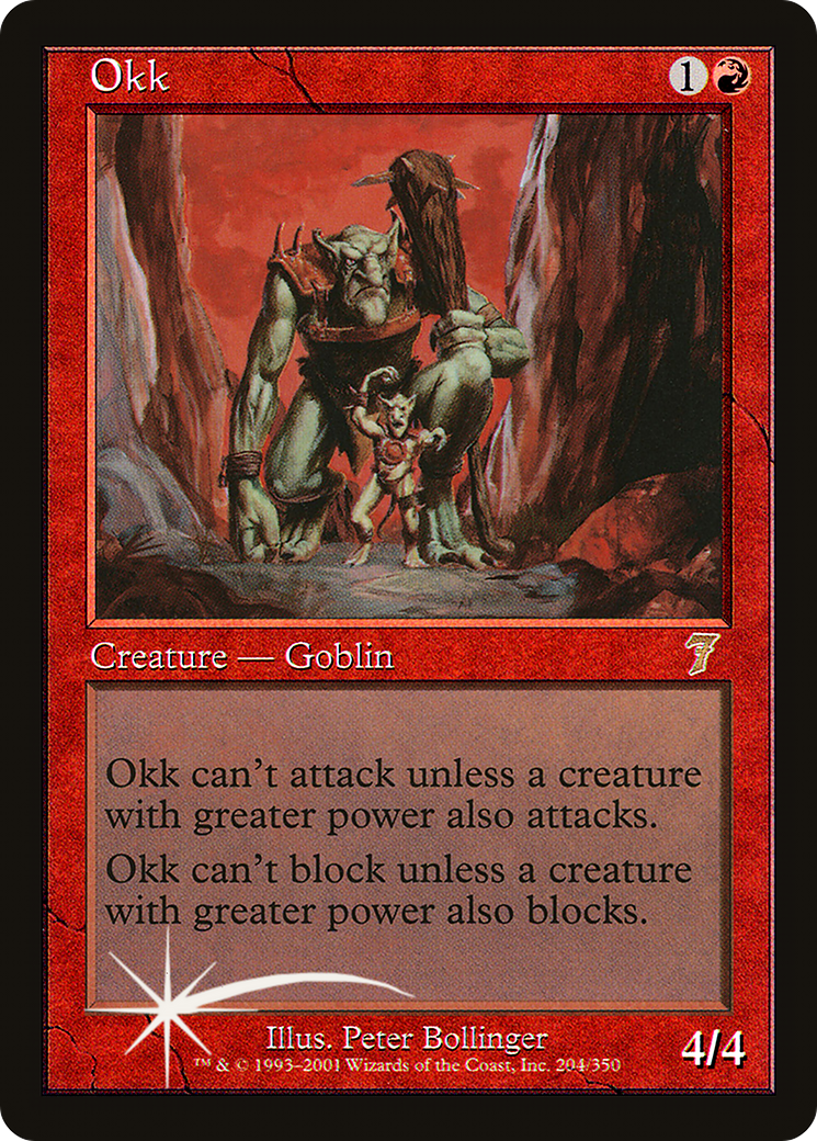 Okk (7ED-204★) - 7th Edition Foil