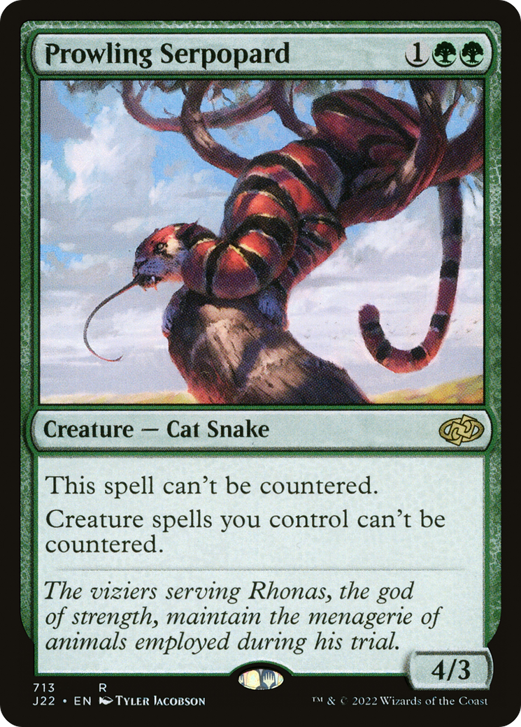 Prowling Serpopard (J22-713) - Jumpstart 2022