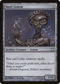 Steel Golem (10E-344) - Tenth Edition Foil