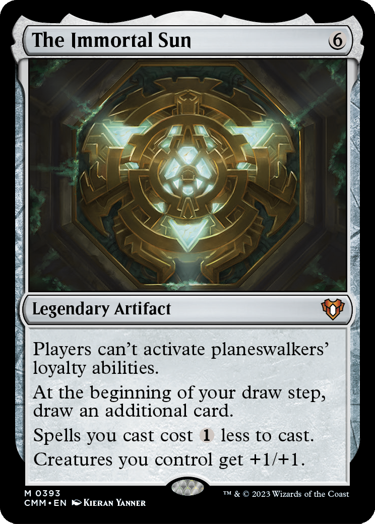 The Immortal Sun (CMM-393) - Commander Masters Foil