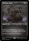 Demonic Tutor (Foil Etched) (CMM-509) - Commander Masters Foil