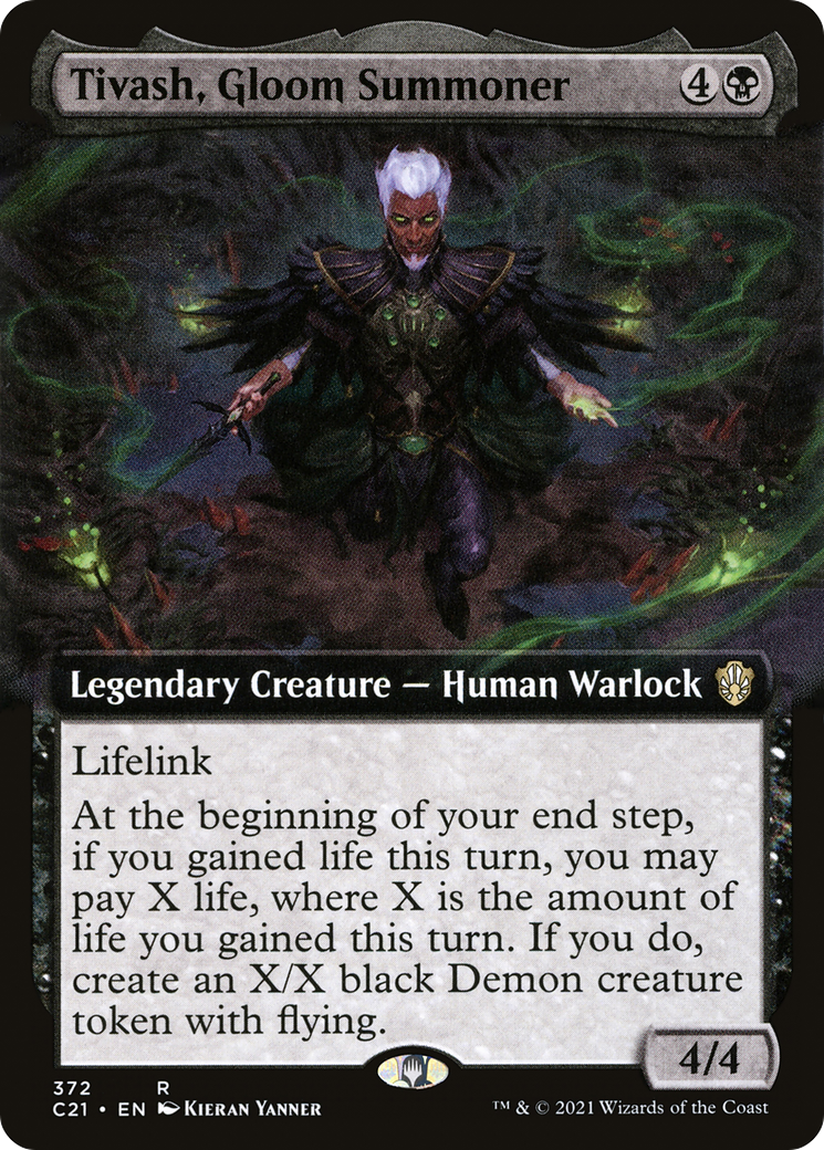Tivash, Gloom Summoner (Extended Art) (C21-372) - Commander 2021: (Extended Art)
