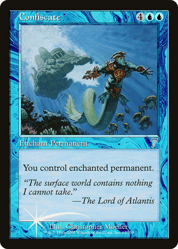 Confiscate (7ED-65★) - 7th Edition Foil