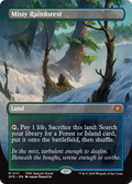 Misty Rainforest (Borderless) (SPG-111) - Special Guests Foil